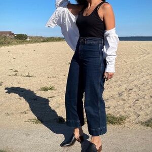 loft high waist wide leg jeans